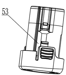 Запчасть №53 для DongCheng DCPM50. Аккумулятор (2 ампер/час)