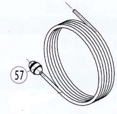 Запчасть №57 для Ken 6110B. Пластиковая насадка на шланг