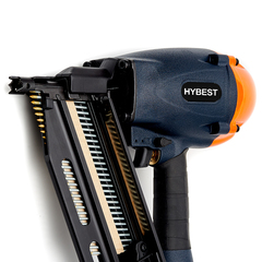 Пистолет гвоздезабивной по дереву Hybest FN2190 (пневматический, гвозди SN21)