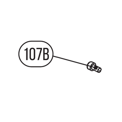 Запчасть №107B для HGSR. Болт с внутренним шестигранником