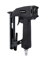 Пистолет скобозабивной мебельный Hybest 1013J (пневматический, скобы 53F 20Ga)