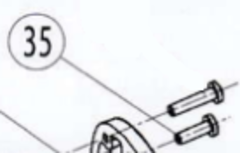 Запчасть №35 для Ken 6110B - Саморез ST15x16